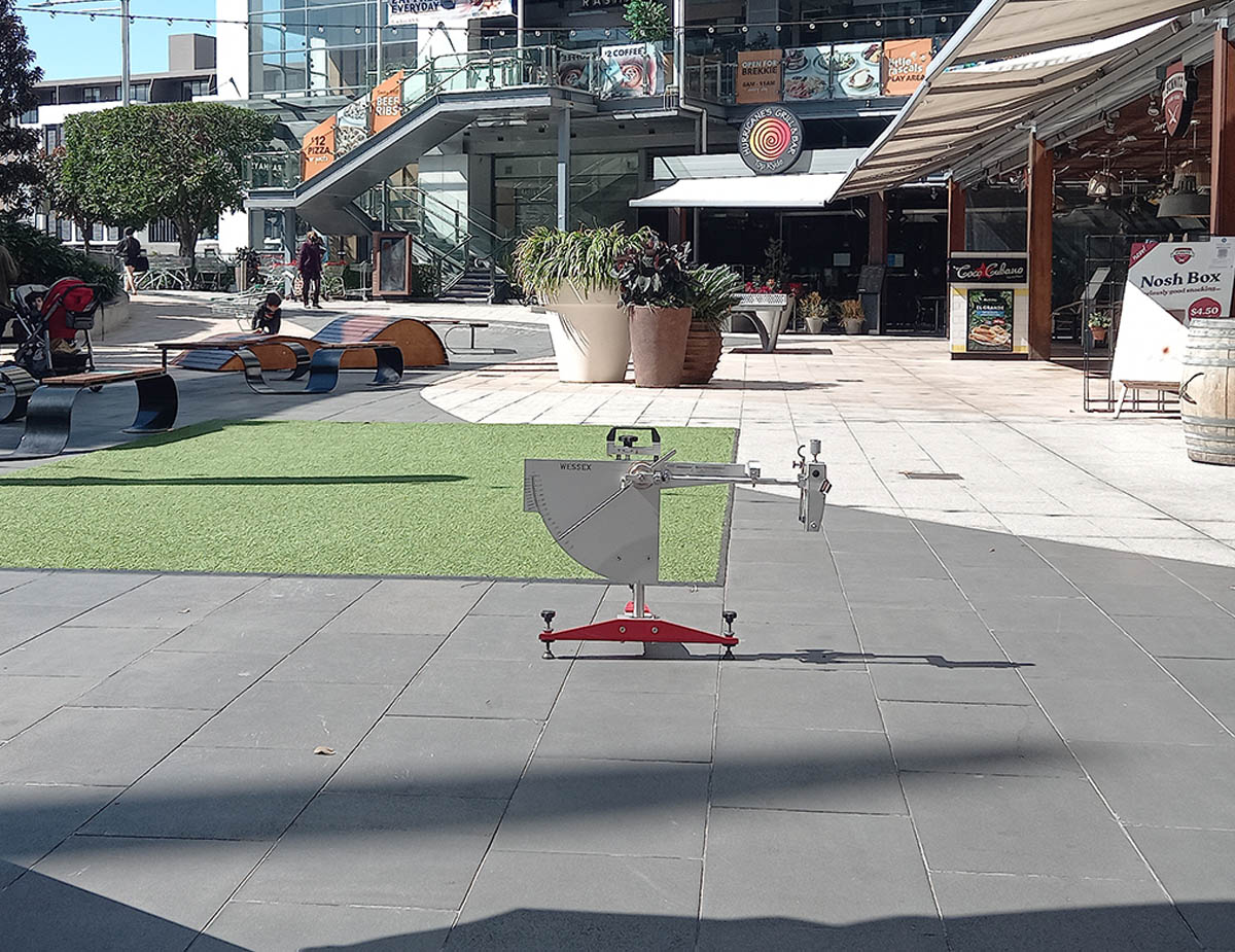 Home 2 Wet Slip testing in alfresco eatery